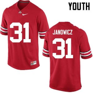 Youth Ohio State Buckeyes #31 Vic Janowicz Red Nike NCAA College Football Jersey Sport NLL2544DN